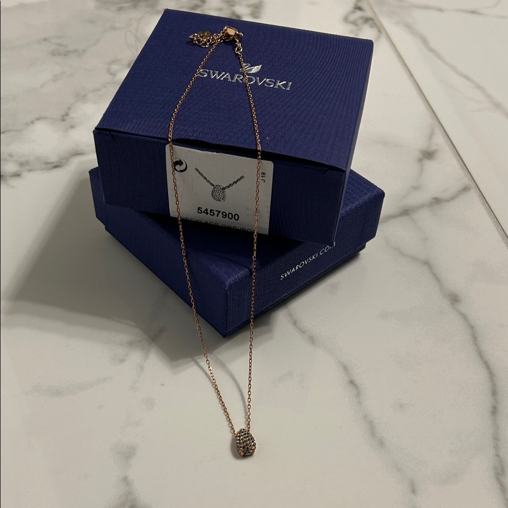 Swarovski Rose Gold-Tone Necklace